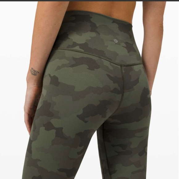 lululemon align camo green